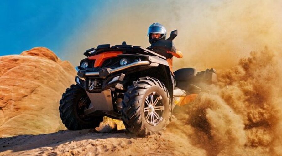 Quad biking